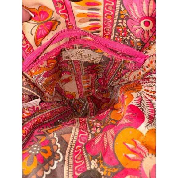 Cappelli Straworld Straw Tote Bag Multi-Color Beach Summer Boho Festival - Picture 6 of 9